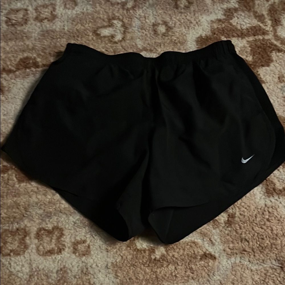 Nike Black Athletic Shorts Lightweight Elastic Waist